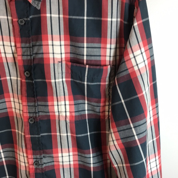 Midtown Plaid Long Sleeve Shirt Size XL - Picture 2 of 6
